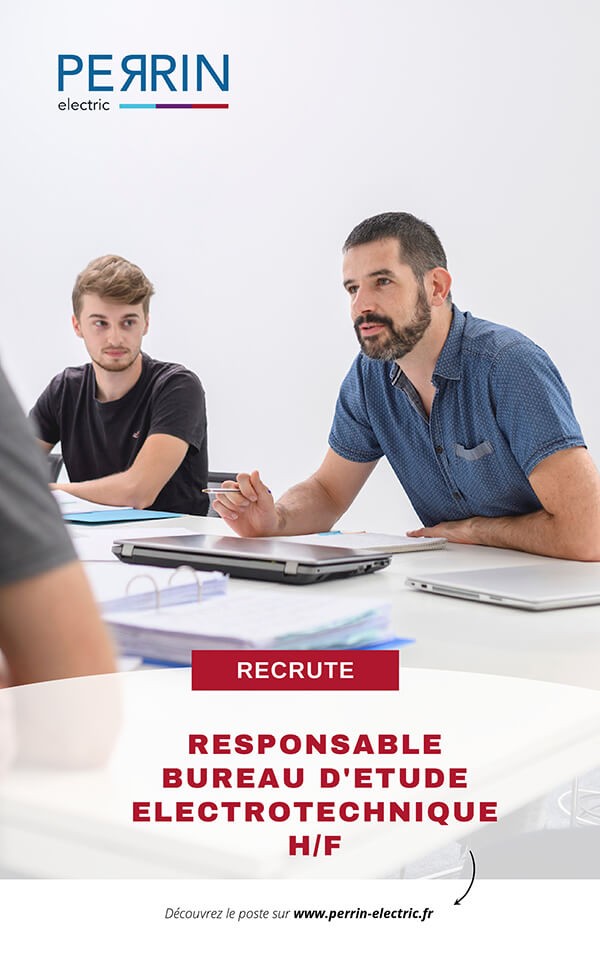 RECRUTE RESPONSABLE BUREAU D'ETUDE ELECTROTECHNIQUE (H/F)