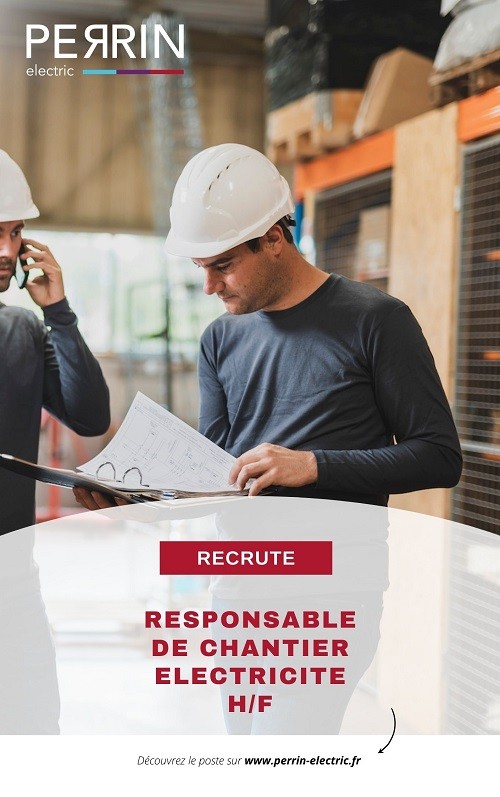 RECRUTE CHEF DE CHANTIER ELECTRICITE 